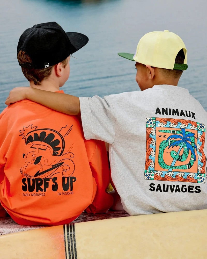 Souf Sweater Backprint Oranje Souf Sweater Backprint Oranje