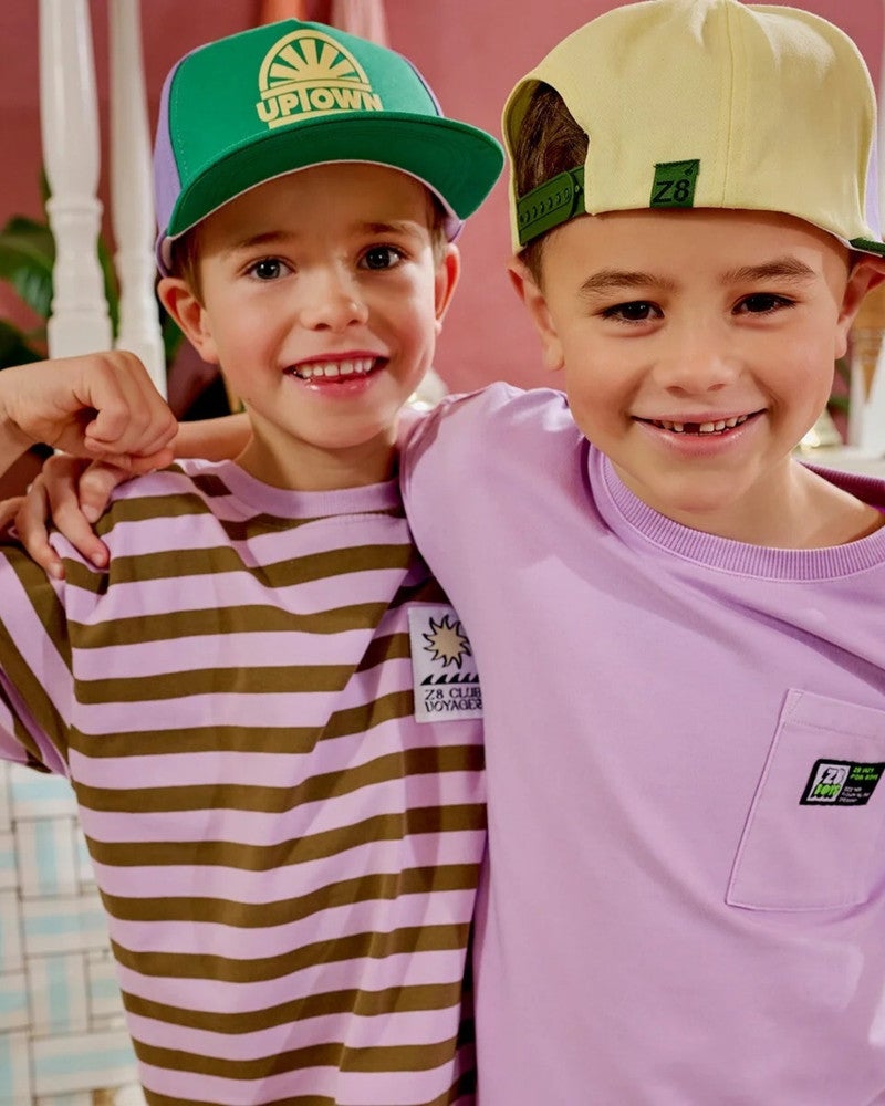 Sofian Tee Stripe Lila Sofian Tee Stripe Lila