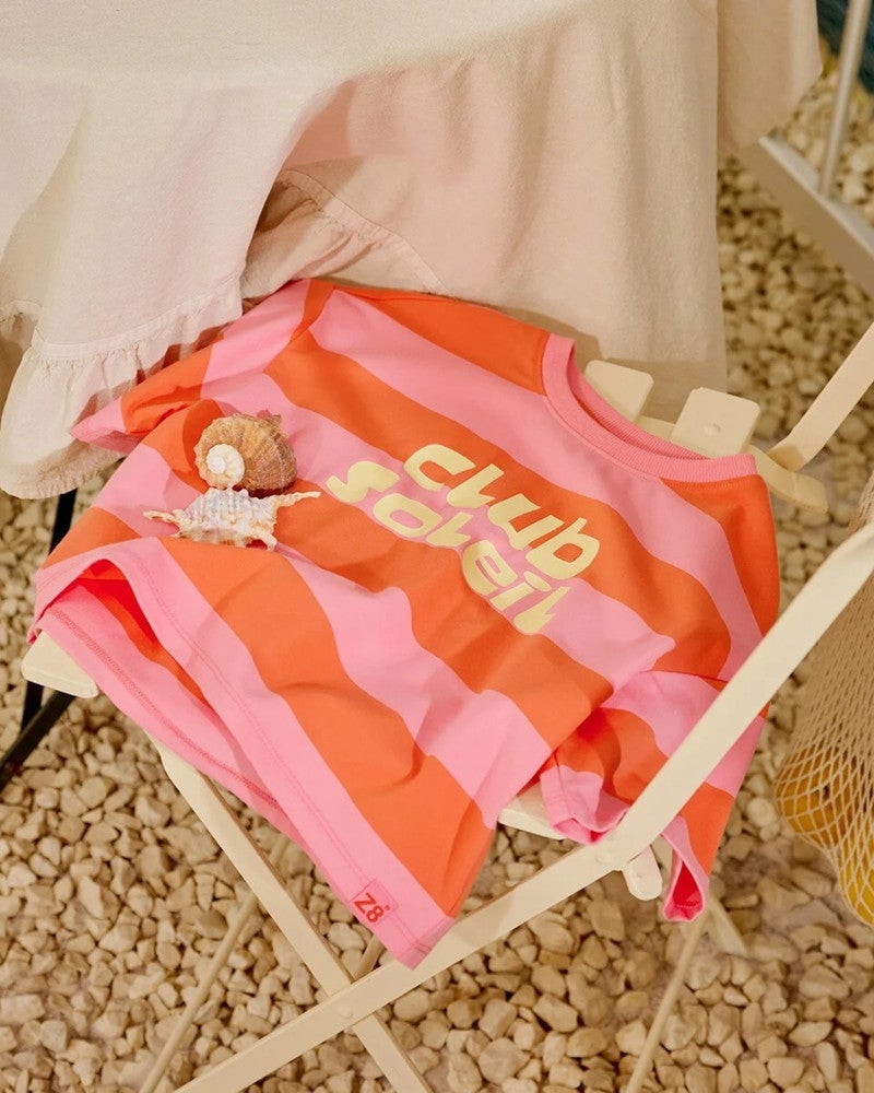 Elien Tee Soleil Blockstripe Roze Elien Tee Soleil Blockstripe Roze