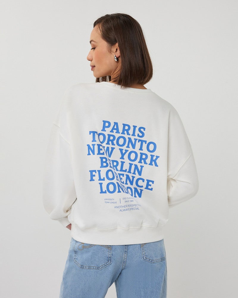 Sweater 'cities' Off White Sweater 'cities' Off White