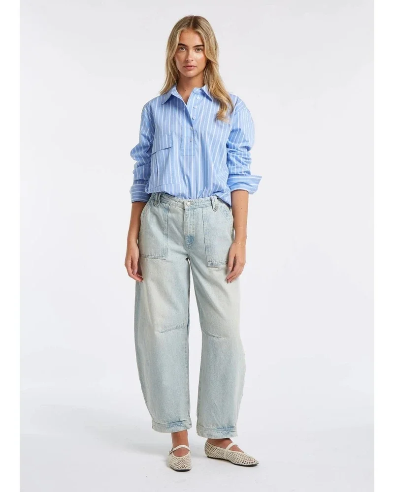 AYA BLOUSE Blauw AYA BLOUSE Blauw