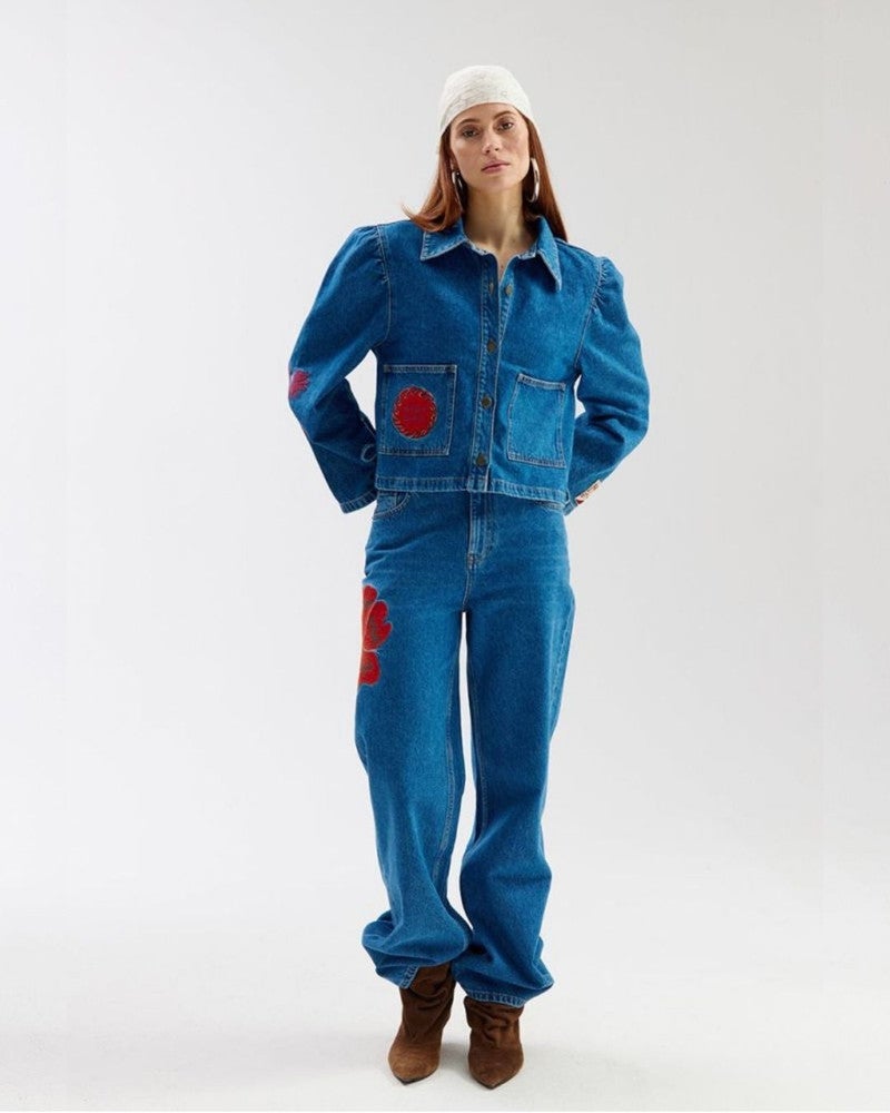 YVE-PANTS Blauw YVE-PANTS Blauw