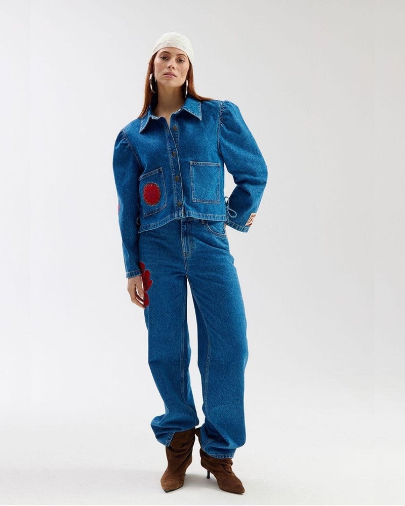 YVE-PANTS Blauw YVE-PANTS Blauw