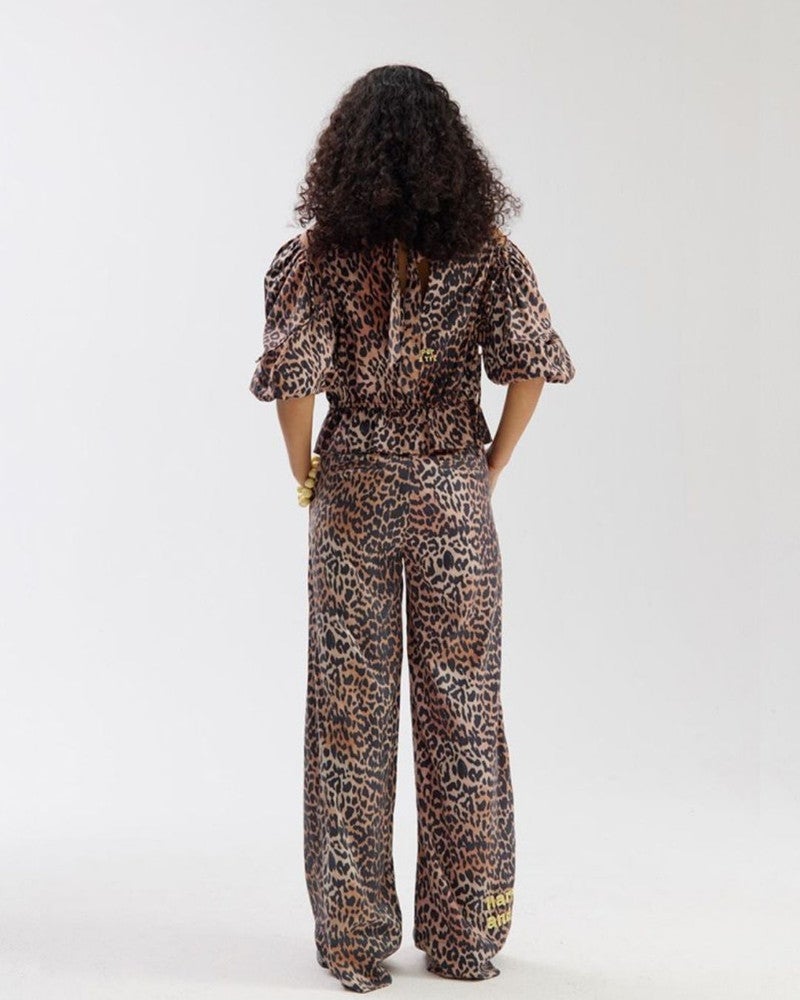 HOLLY LEOPARD PANTS Bruin 1 HOLLY LEOPARD PANTS Bruin 1