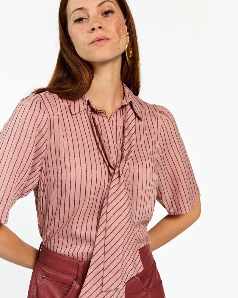 VERONNE STRIPE TIE PES 351 Roze VERONNE STRIPE TIE PES 351 Roze