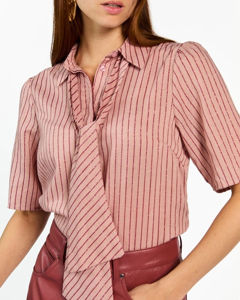 VERONNE STRIPE TIE PES 351 Roze VERONNE STRIPE TIE PES 351 Roze