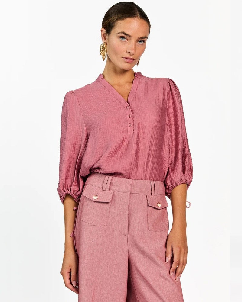 DAHLIA BLOUSE VIS 532 Roze DAHLIA BLOUSE VIS 532 Roze