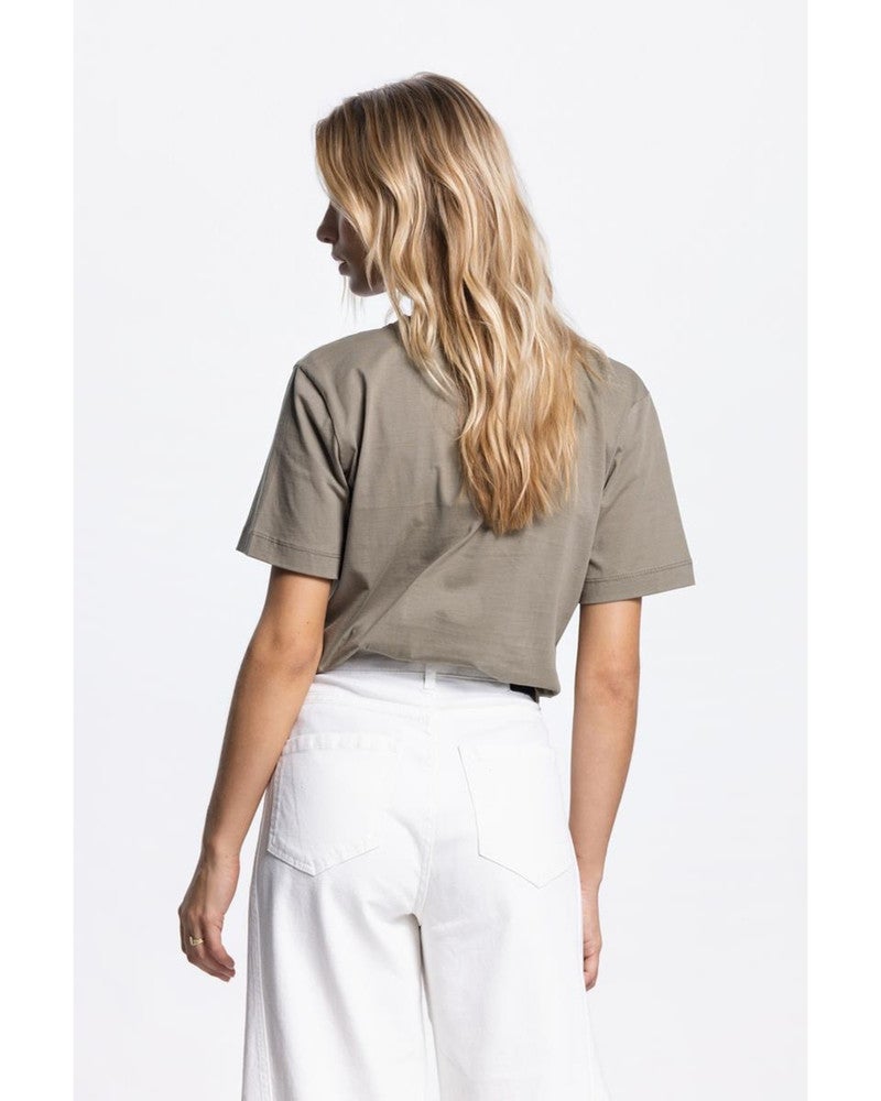 SUVI SHIRT COJ 157 short sleeve v-neck Groen SUVI SHIRT COJ 157 short sleeve v-neck Groen