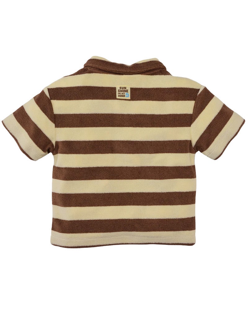 Louie Polo Stripe Bruin 1 Louie Polo Stripe Bruin 1