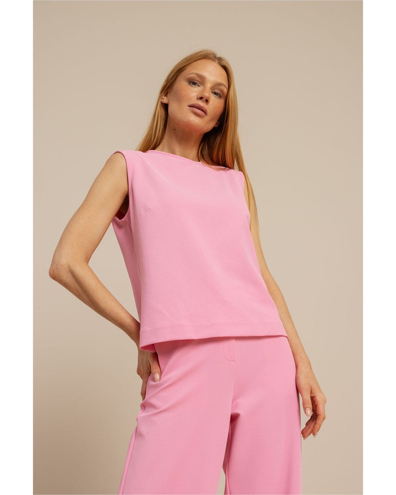 Josie twill top Roze Josie twill top Roze