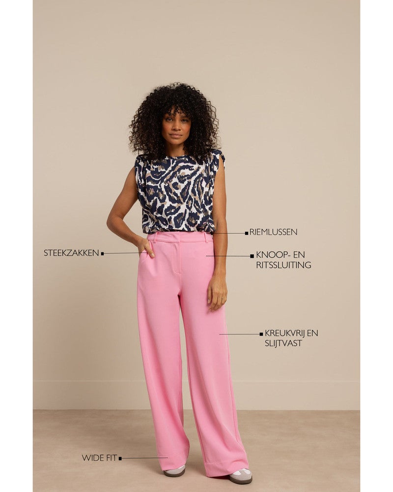 Luz twill trousers Roze Luz twill trousers Roze