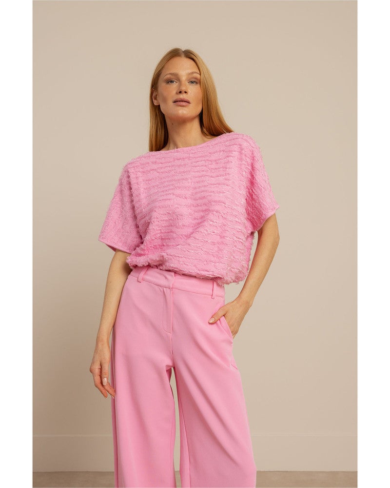 Lenti fringe pullover Roze Lenti fringe pullover Roze