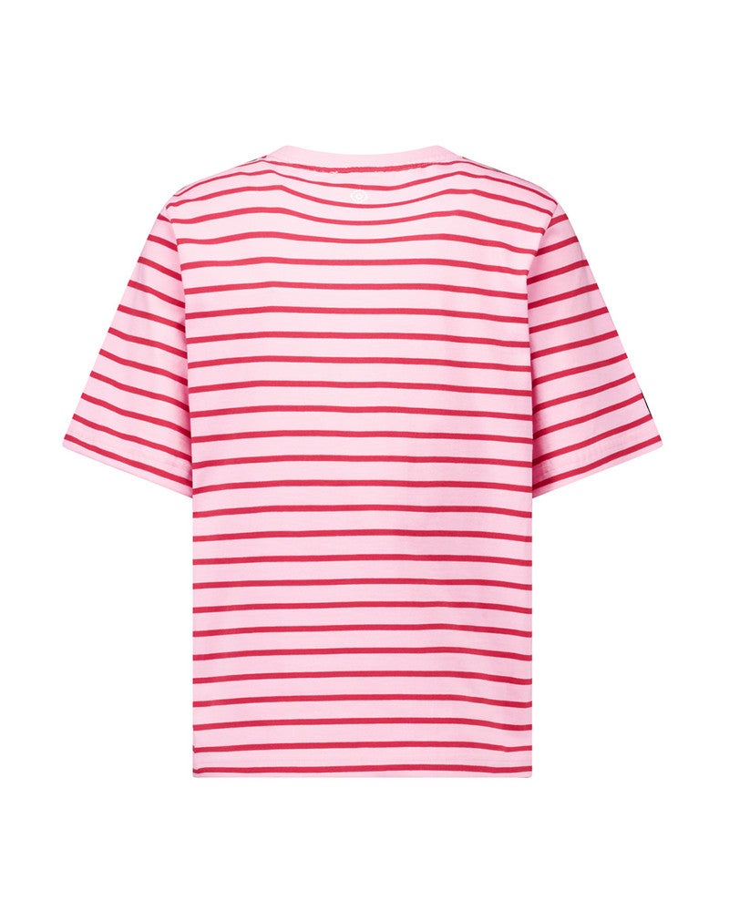 Stripe studio floor t-shirt Roze Stripe studio floor t-shirt Roze
