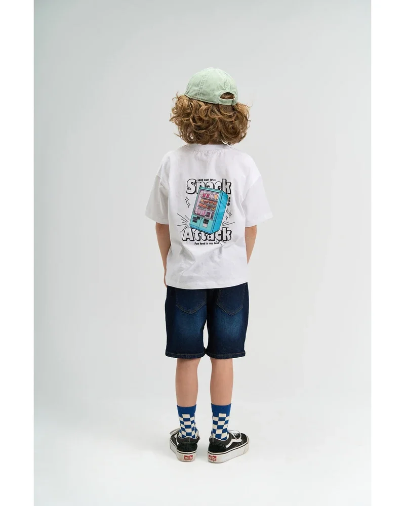 Snack SS Tee Wit 1 Snack SS Tee Wit 1