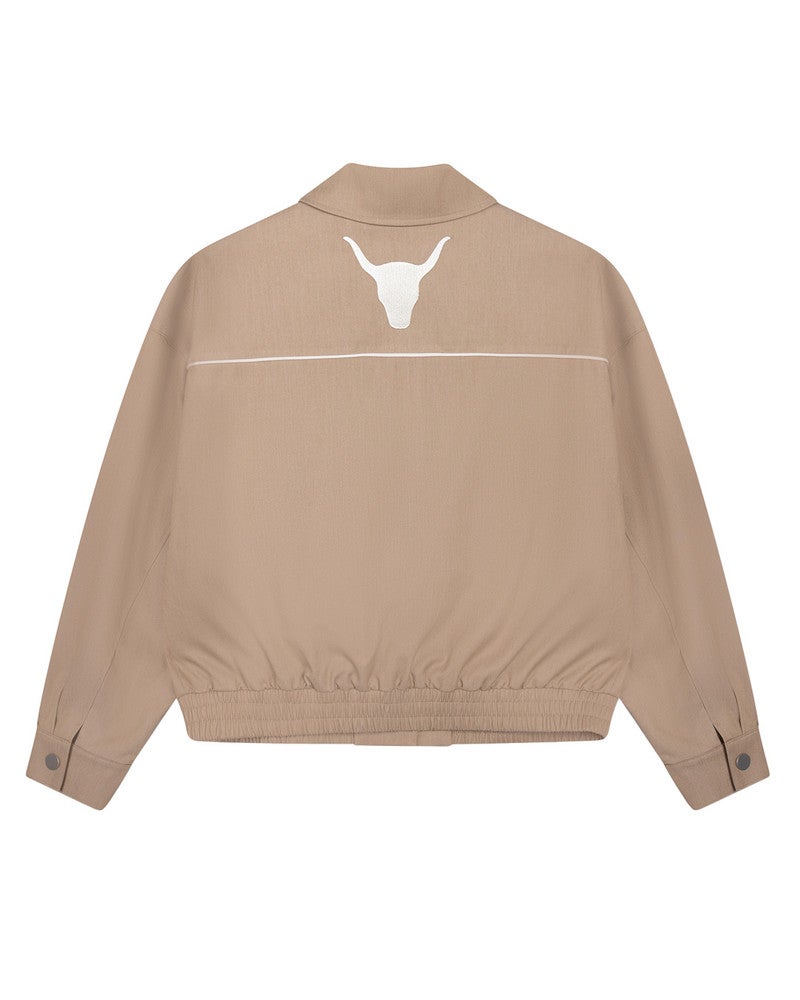 ladies woven 2 tone jacket Camel ladies woven 2 tone jacket Camel