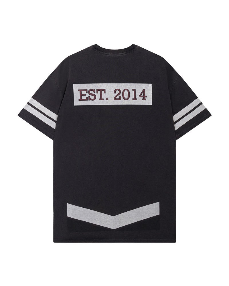 ladies knitted sporty t-shirt dress Grijs ladies knitted sporty t-shirt dress Grijs