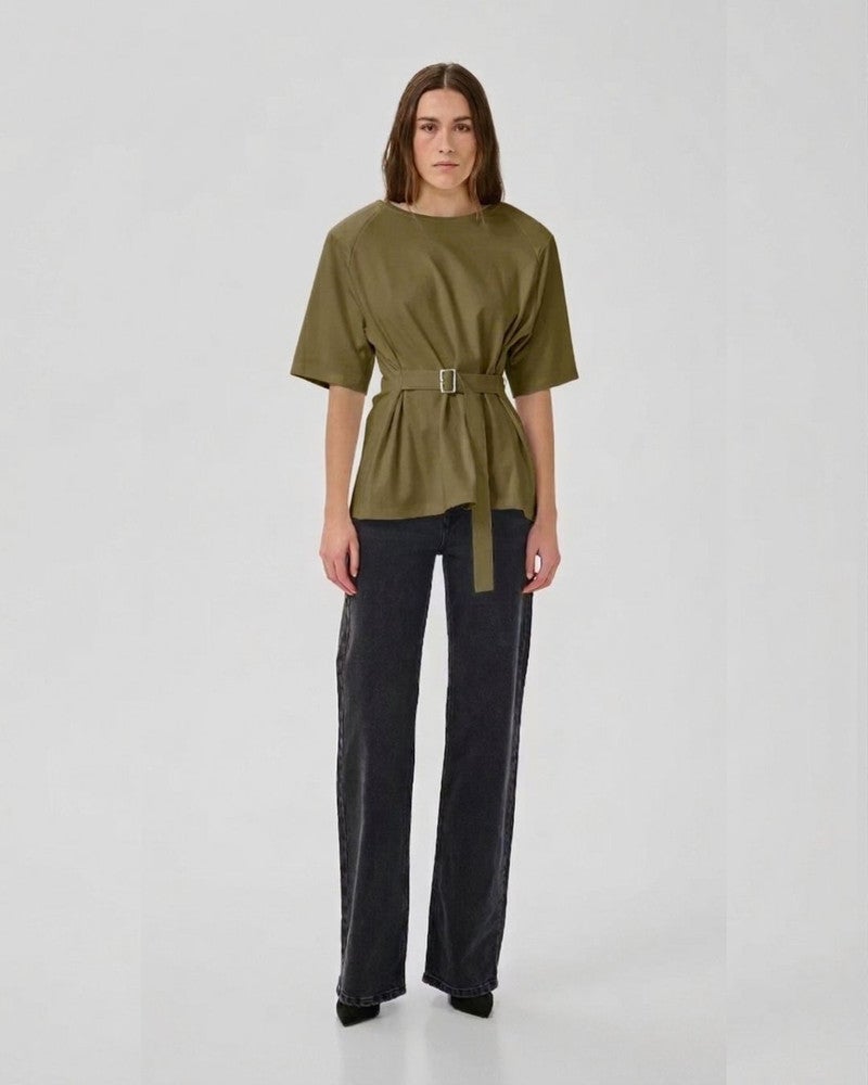 MWApir Belt Tee Grijs MWApir Belt Tee Grijs