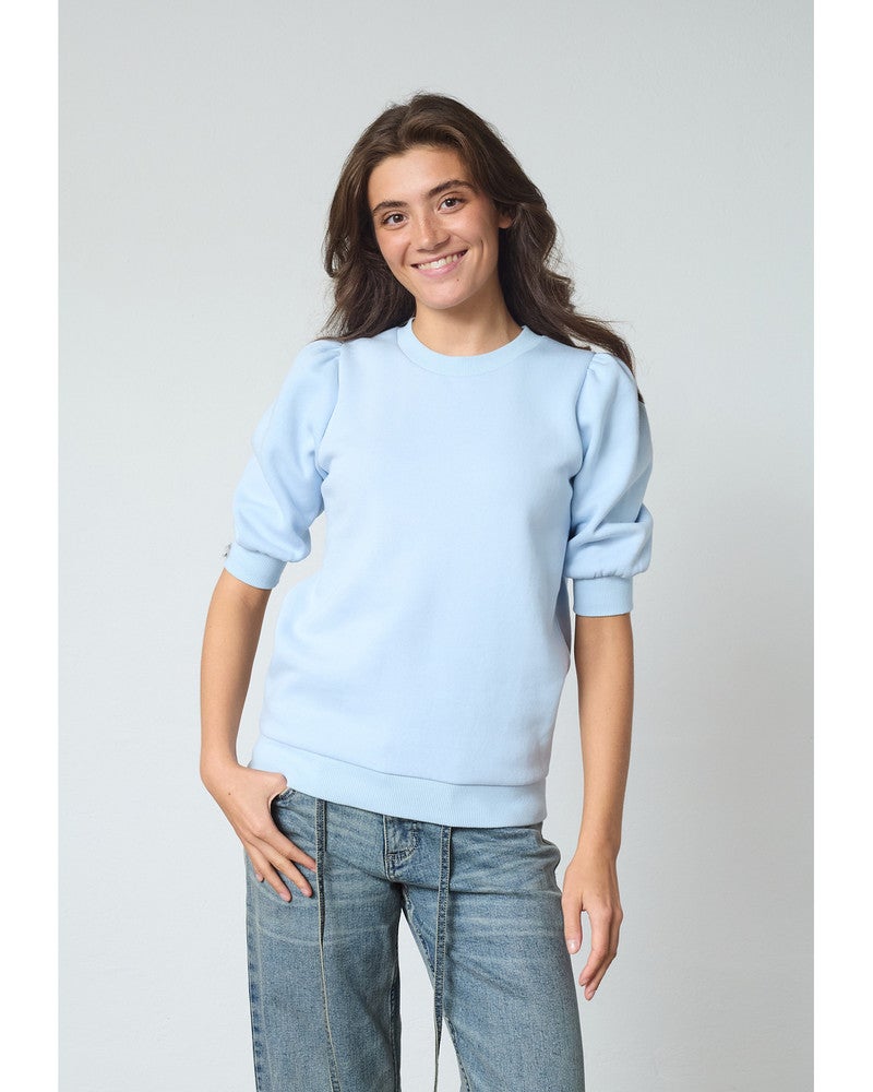 Peva Puff SS Sweat Blauw Peva Puff SS Sweat Blauw