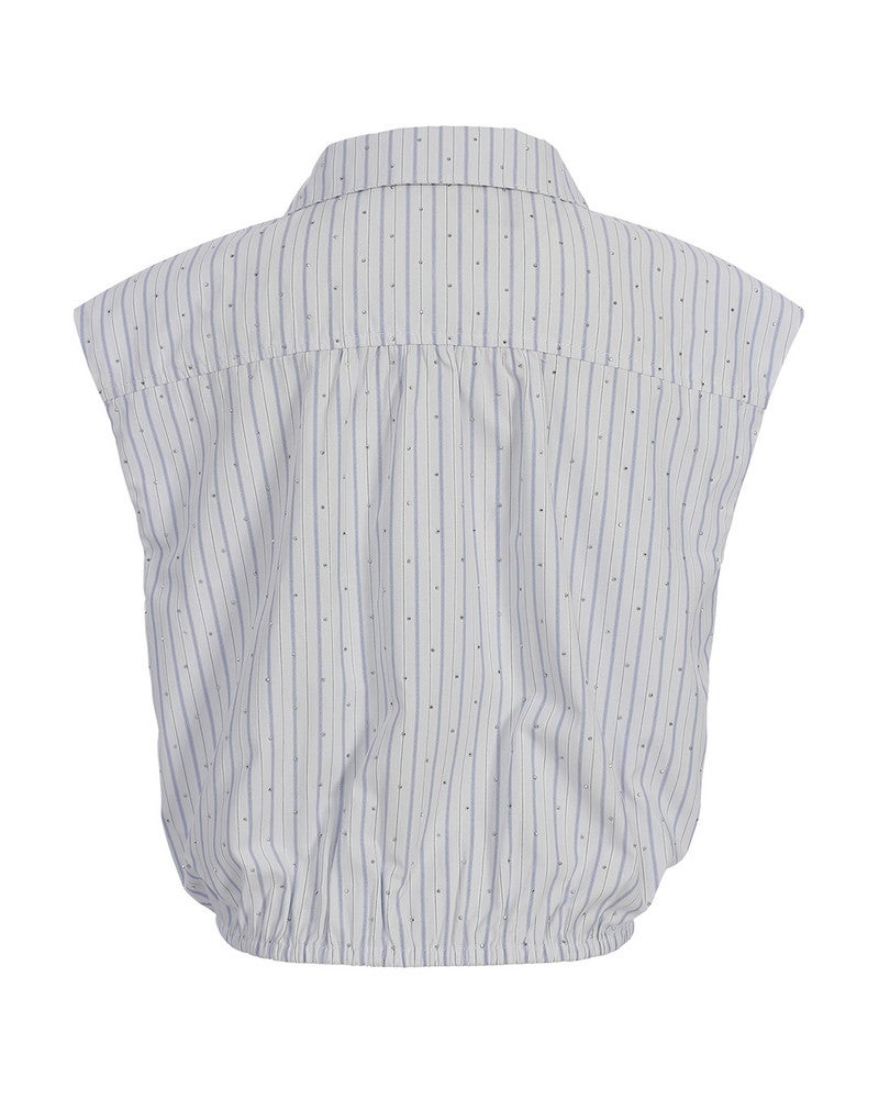 10sixteen Sleeveless Blouse Rhinestones Wit 1 10sixteen Sleeveless Blouse Rhinestones Wit 1