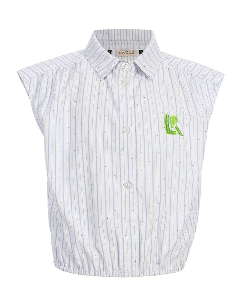 10sixteen Sleeveless Blouse Rhinestones Wit 1 10sixteen Sleeveless Blouse Rhinestones Wit 1