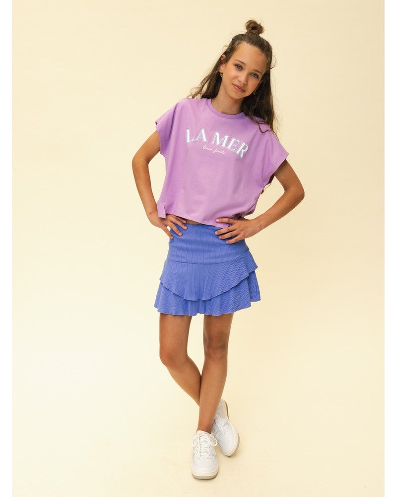 10sixteen T-shirt SS La Mer Paars 10sixteen T-shirt SS La Mer Paars