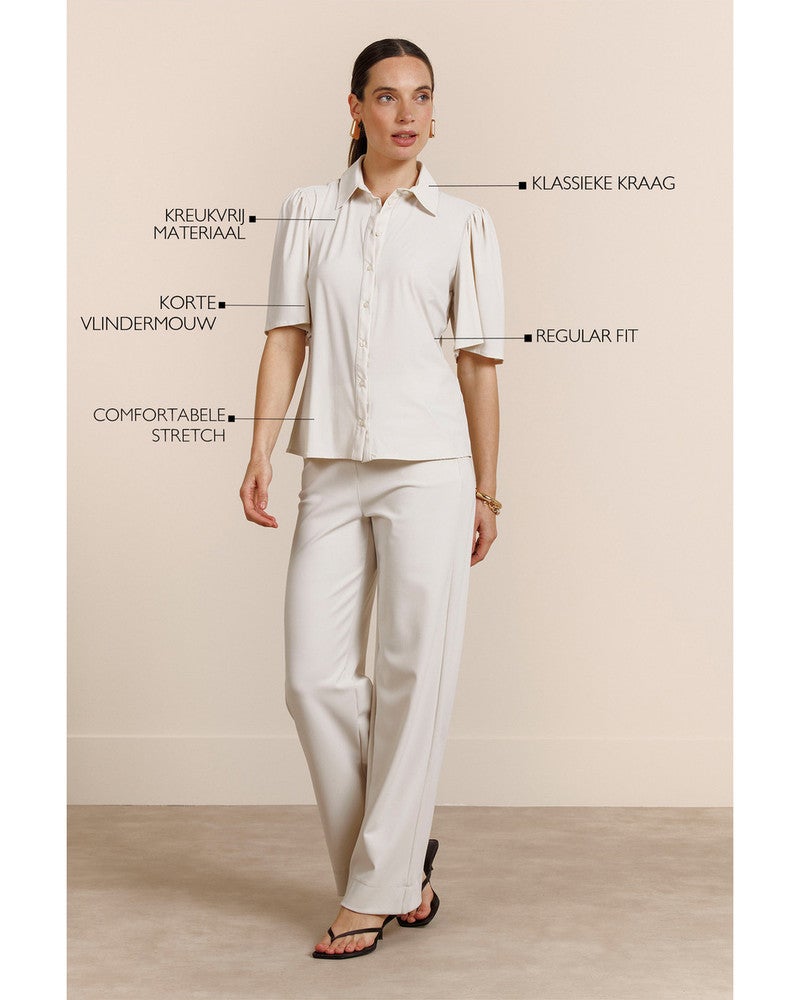 Poppy butterfly blouse Off White Poppy butterfly blouse Off White