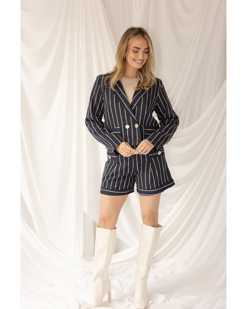 Vento Blazer Donker Blauw Vento Blazer Donker Blauw