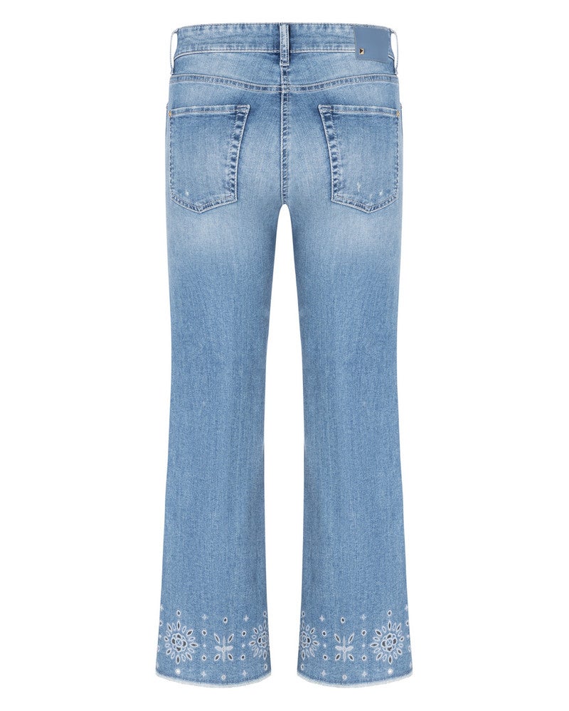 Francesca Lochstickerei Blauw Francesca Lochstickerei Blauw
