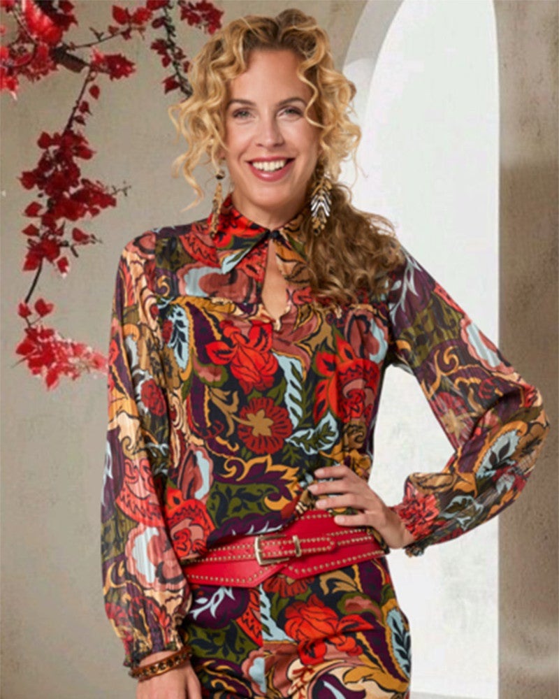 Studs Stretch Riem Rood Rood Studs Stretch Riem Rood Rood