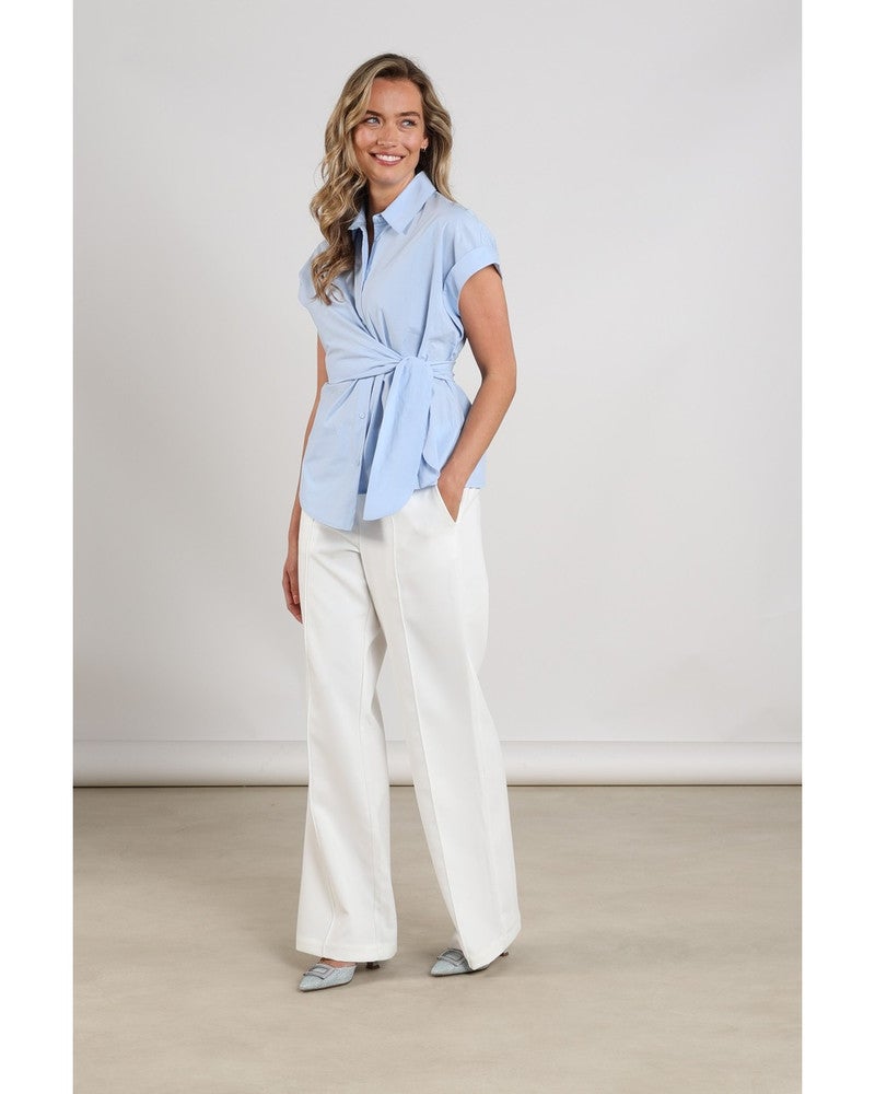 Aneta Top Licht Blauw Aneta Top Licht Blauw