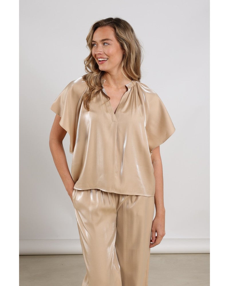 Taylor Top Shiny Zand Taylor Top Shiny Zand