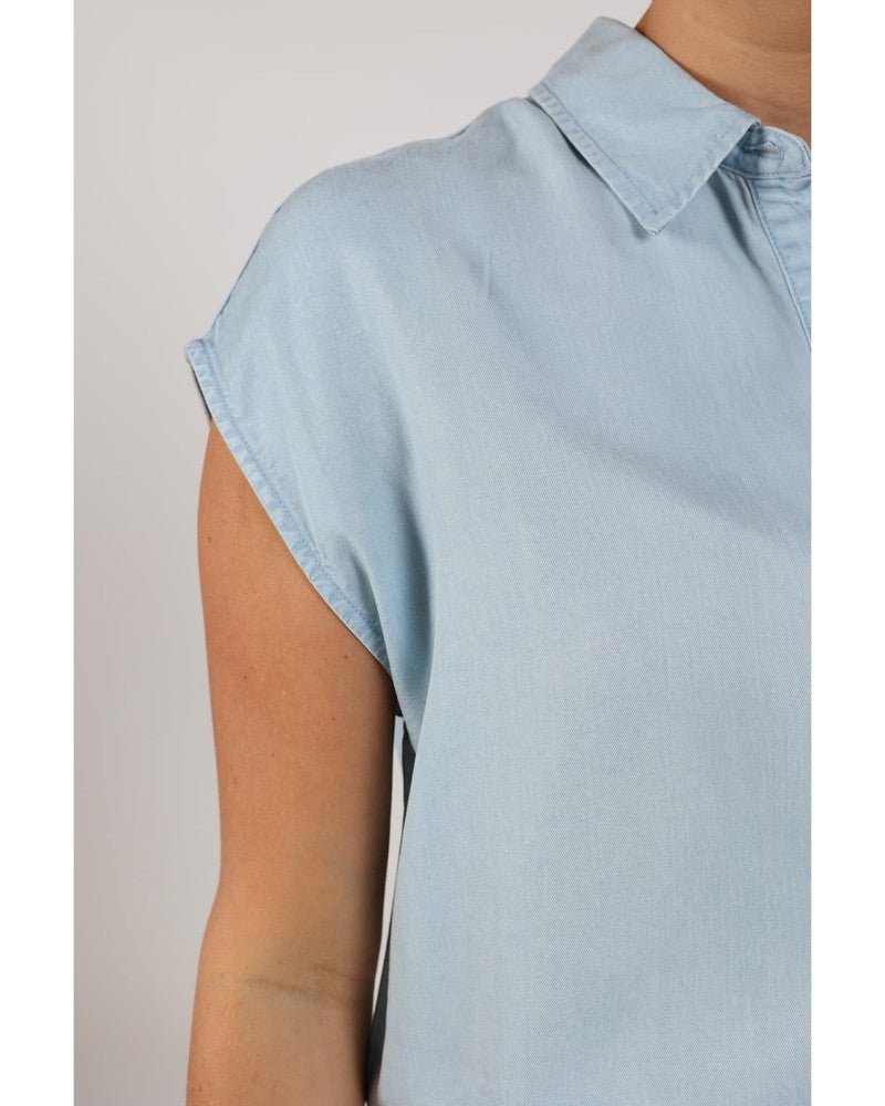 Sanne Top Licht Blauw Sanne Top Licht Blauw