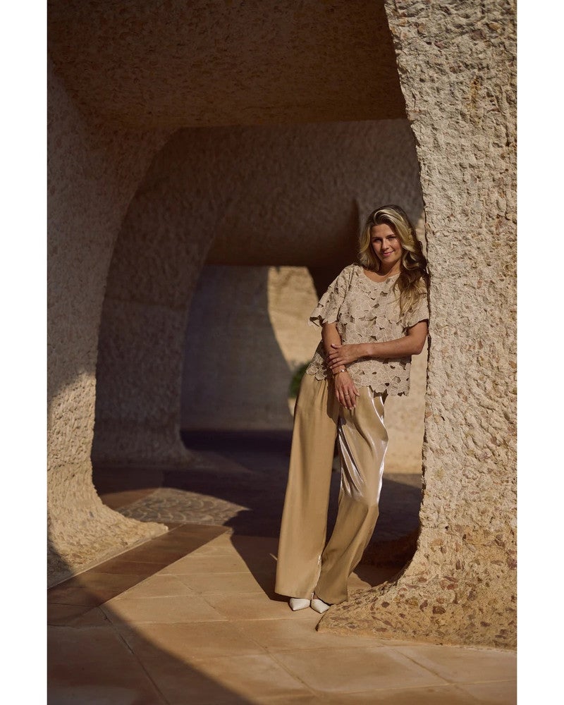 Rubi Pants Shiny Zand Rubi Pants Shiny Zand