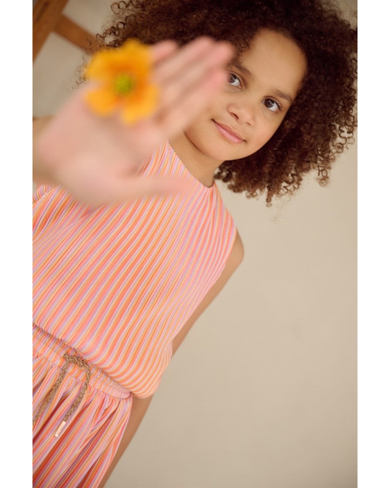 Miral Striped Plisse Sleeveless dress Multi Miral Striped Plisse Sleeveless dress Multi