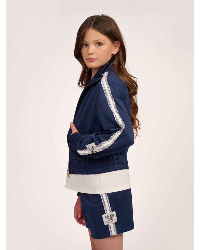 Soof Track Jacket Blauw Soof Track Jacket Blauw
