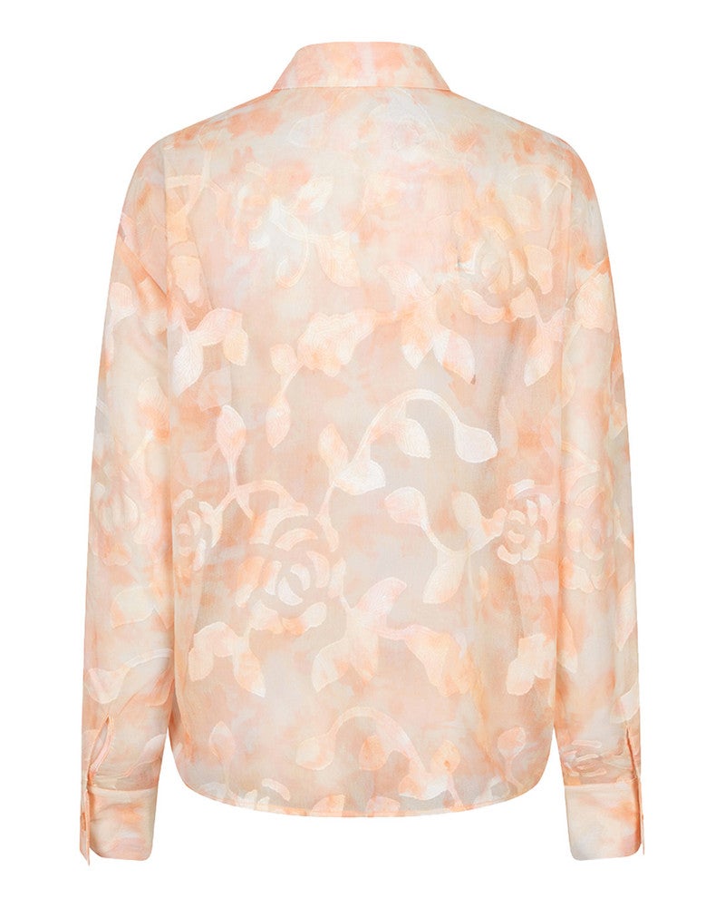 Blouse Divine Watercolor Oranje Blouse Divine Watercolor Oranje