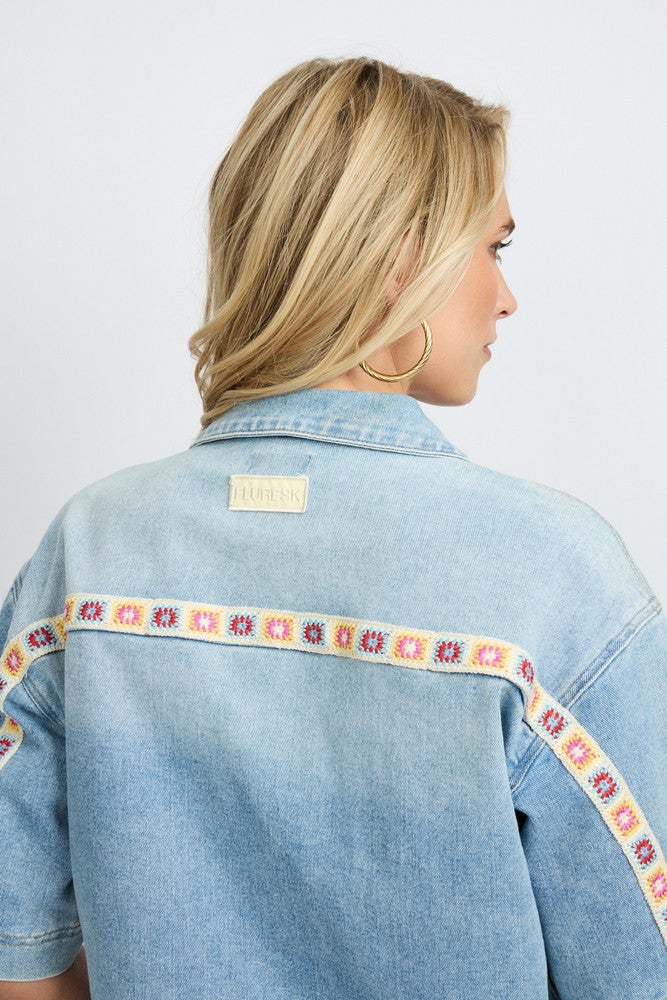 Vela jeans jacket Blauw Vela jeans jacket Blauw