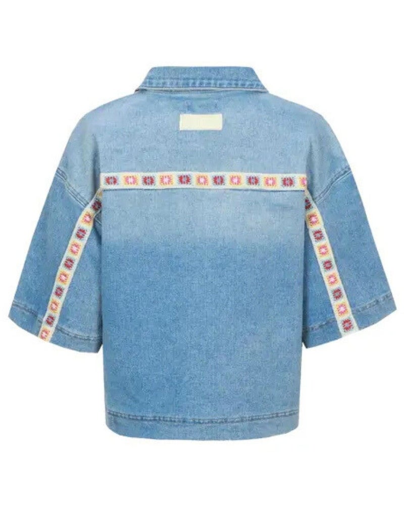 Vela jeans jacket Blauw Vela jeans jacket Blauw