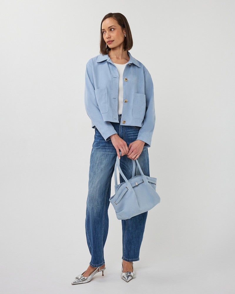 Bag suedine Blauw Bag suedine Blauw