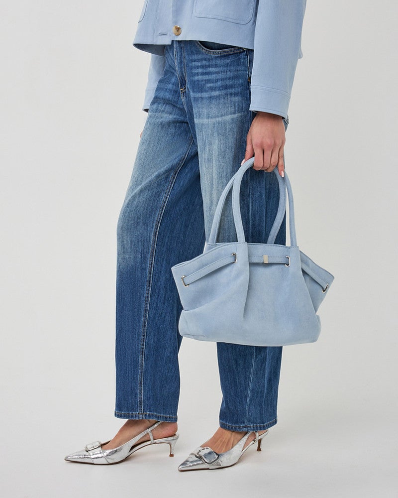 Bag suedine Blauw Bag suedine Blauw