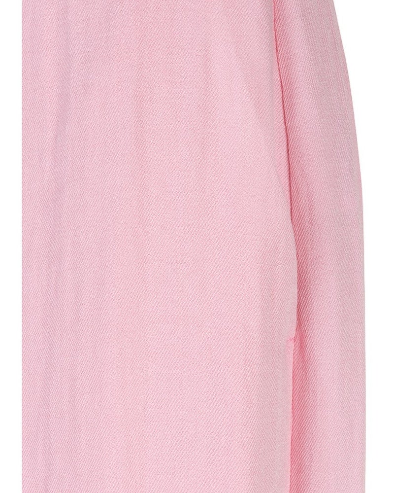 Trousers twill wide Roze Trousers twill wide Roze