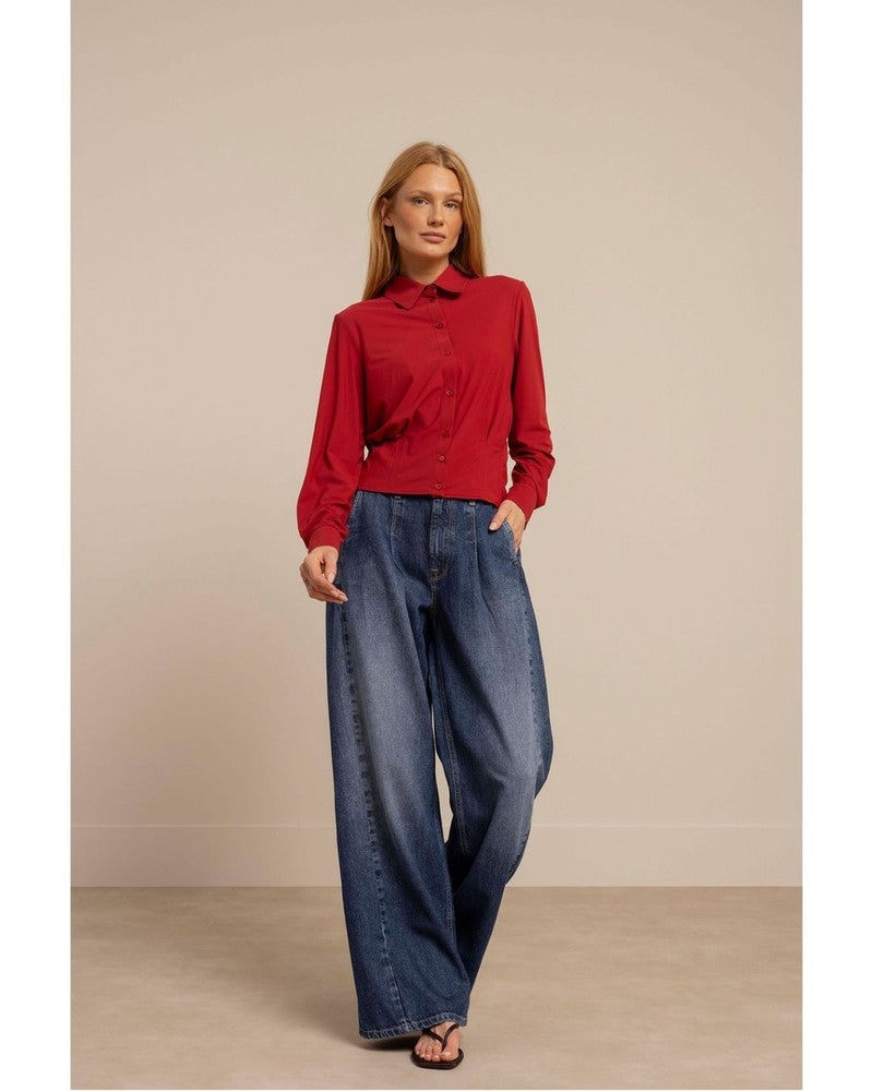 Geesje blouse Rood Geesje blouse Rood