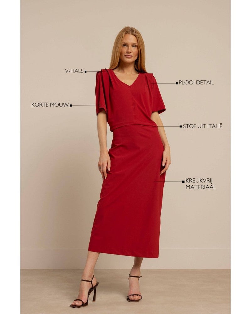 Ivey dress Rood Ivey dress Rood