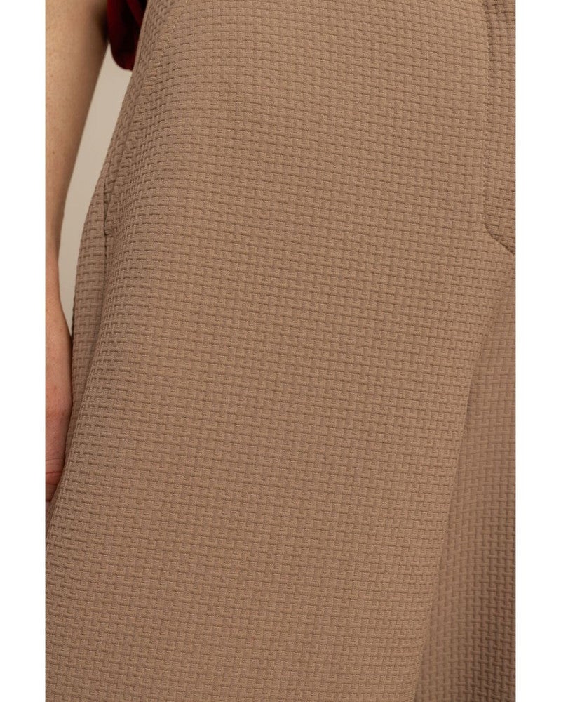 Lexie waffle trousers Beige Lexie waffle trousers Beige