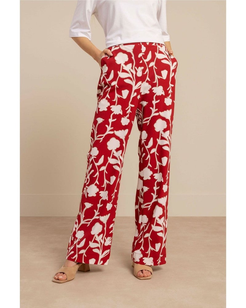 Marilon flower trousers Rood Marilon flower trousers Rood