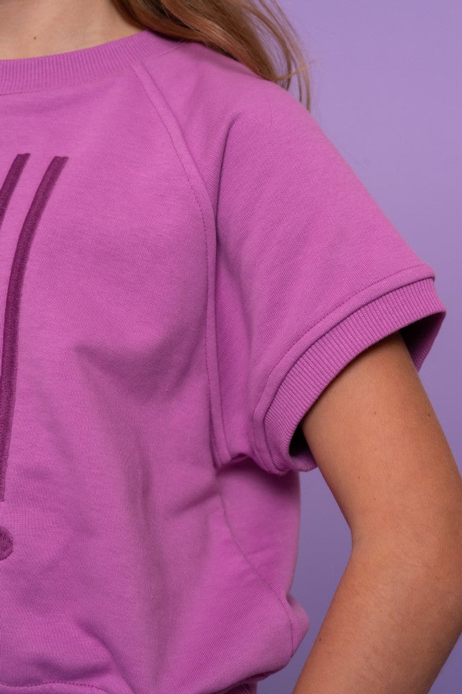 Sweater oui! ss Paars Sweater oui! ss Paars