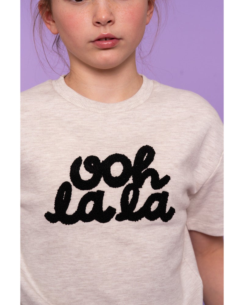 Sweater toweling ooh la la Beige Sweater toweling ooh la la Beige