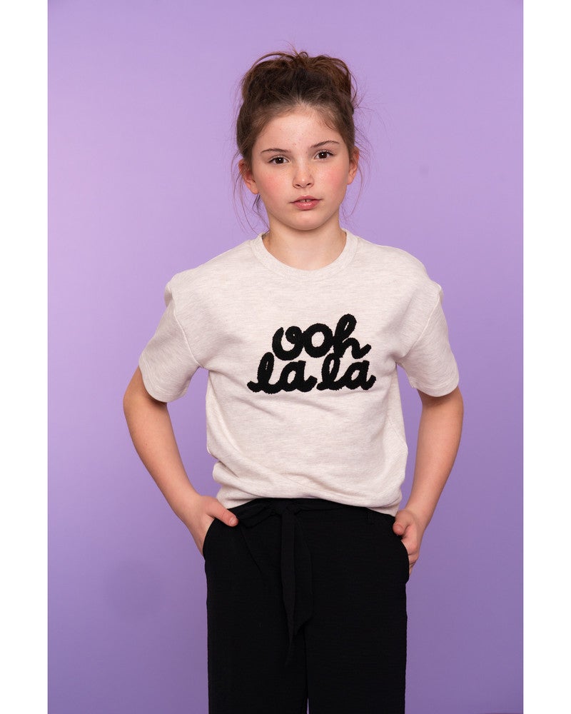 Sweater toweling ooh la la Beige Sweater toweling ooh la la Beige