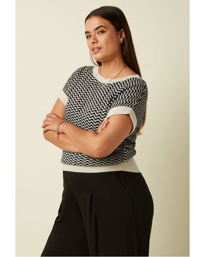 Boatneck Top Tide Off White Boatneck Top Tide Off White