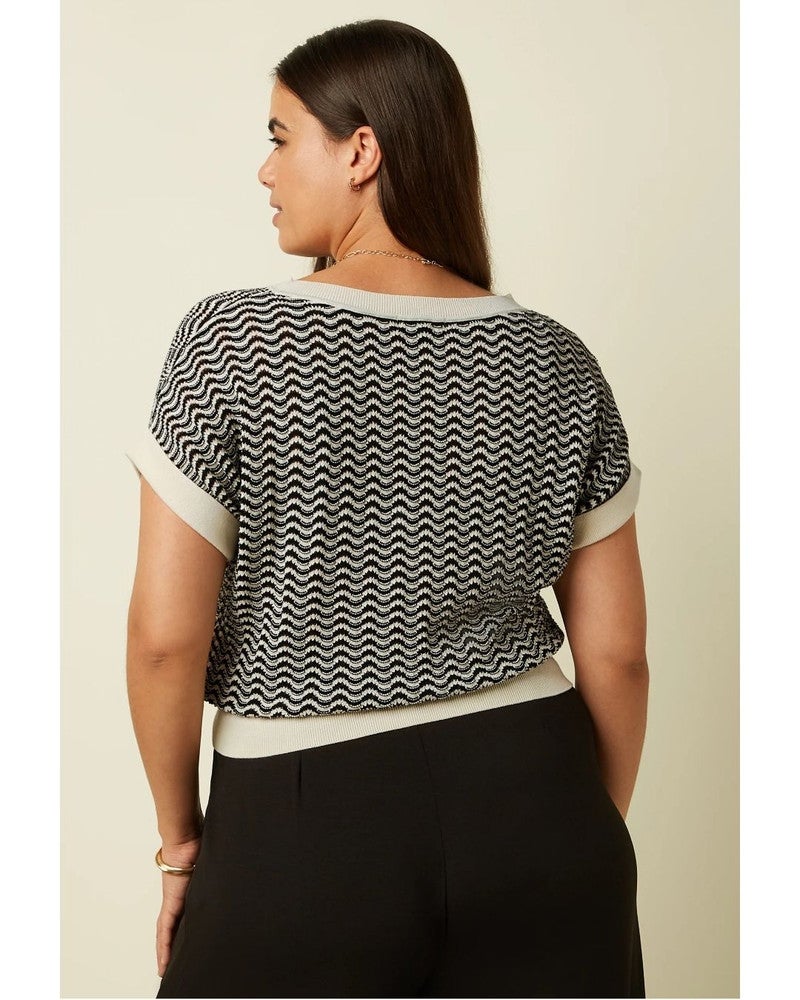 Boatneck Top Tide Off White Boatneck Top Tide Off White